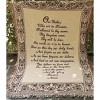 Manual Woodworkers and Weavers Our Father Throw – 46"x 60", 2-Layer Cotton Blanket with Prayer-Inspired Design - 2 of 3