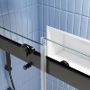 NicBex Shower Door 44-48" Wx74"H Bypass Sliding Shower Door with 5/16" (8mm) Tempered Glass with Reversible Installation - 2 of 4