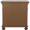 Allisyn 3-Drawer Wood Nighstand W/ Lockable Top Drawer - SFV7706 - Brown - Safavieh Couture - 4 of 4