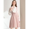 INSPIRE CHIC Women's High Waist Overall Corset Skater Suspender Dresses - 2 of 4