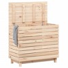 vidaXL Laundry Basket 34.8 in.x17.3 in.x29.9 in. Solid Wood Pine - 3 of 4