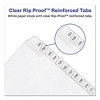 Avery Preprinted Legal Exhibit Side Tab Index Dividers, Allstate Style, 25-Tab, 1 to 25, 11 x 8.5, White, 1 Set, (1701) - 4 of 4