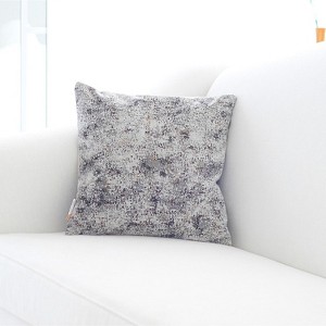Anybear Light Gray Gold Chenille Cushions - 1 of 4