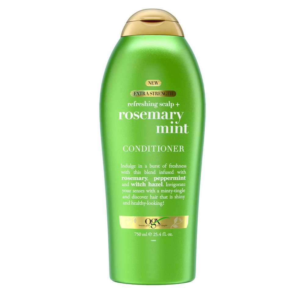 Photos - Hair Product OGX Rosemary Mint Extra Strength Hair Conditioner - 25.4 fl oz 