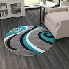 Masada Rugs Sophia Collection Modern Contemporary Hand Sculpted Area Rug - 3 of 4