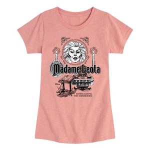 Girls' - Disney - Haunted Mansion Parks Attraction Fitted Short Sleeve Graphic T-Shirt - 1 of 4