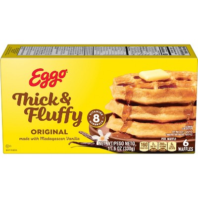 Eggo Thick & Fluffy Original Frozen Waffles - 11.6oz/6ct