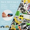 Wrapables Waterproof Vinyl Stickers for Water Bottles, Laptop, Phones, Skateboards, Decals for Teens, 100pcs, Trucks - 2 of 4
