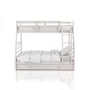 Twin Over Full Kids' Emma Bunk Bed Wire Brushed White - ioHOMES: Built-In Ladder & Guard Rails, Under Bed Storage - 3 of 4