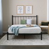 Brookside Home Phoebe Metal Platform Bed with Vertical Bars Headboard - 3 of 4