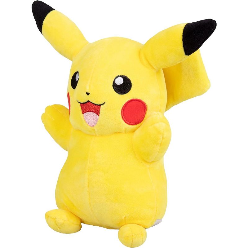 Jazwares Pokemon Pikachu Plush Stuffed Animal Toy 12", 3 of 6