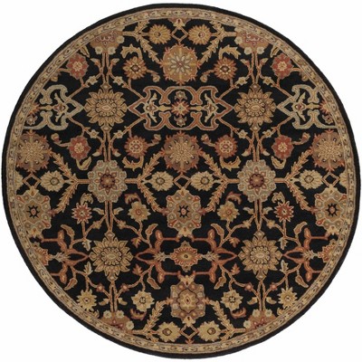 Hauteloom Salix Hand Tufted Black Wool Rug