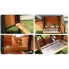 ORRD 113" Large Chicken Coop with Run, Outdoor Wooden Hen House with Nesting Box, Waterproof & Anti-UV - 3 of 4