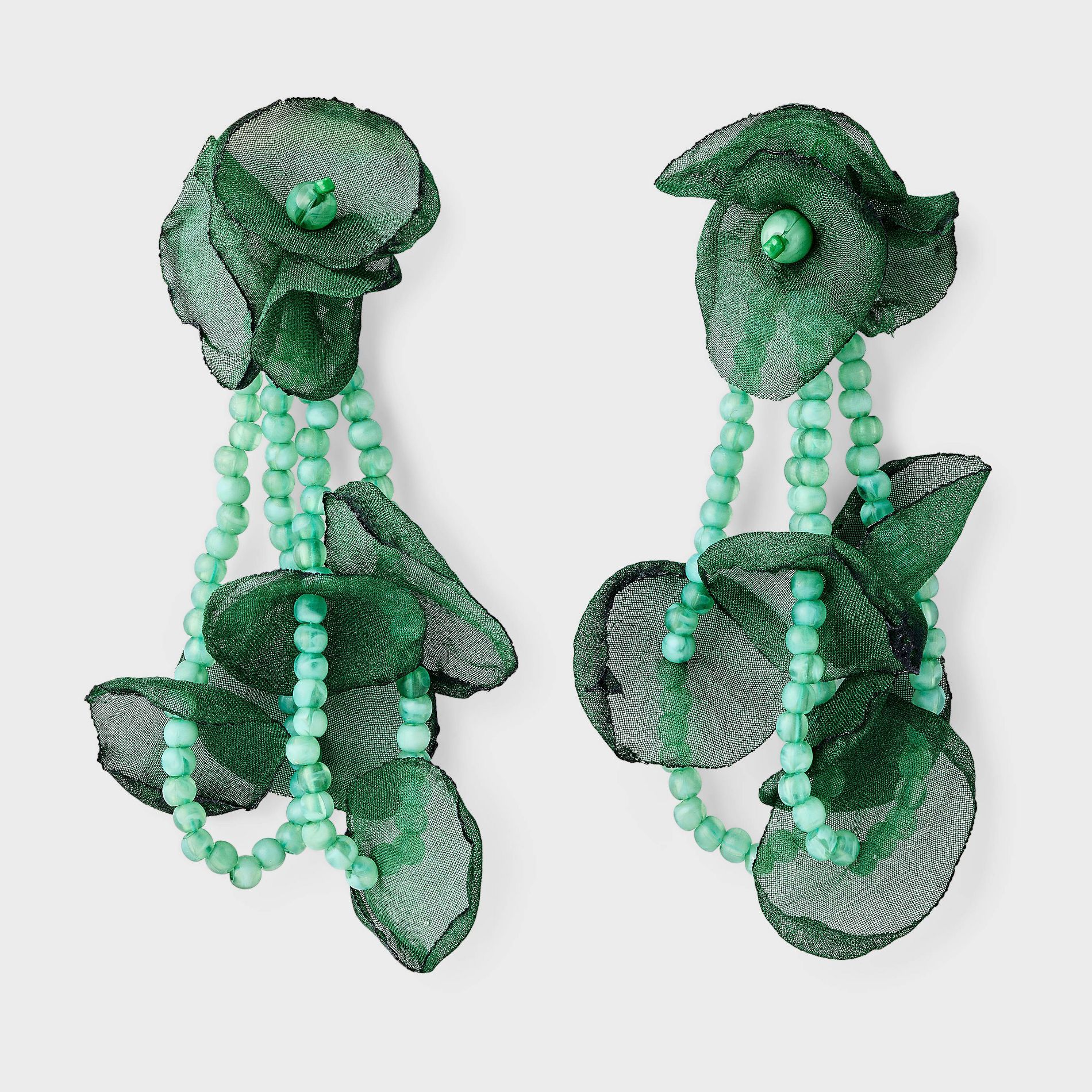 Floral Statement Beaded Earrings - A New Day™