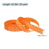 Unique Bargains Polyester Washable Soft Grosgrain Ribbons for DIY Crafts Gift - 2 of 4