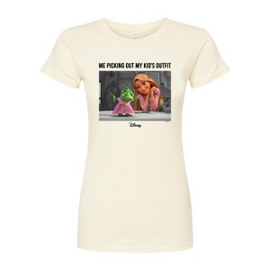 Women's - Disney - Me Picking Out My Kids Outfit; Unamused Fitted Graphic T-Shirt - 1 of 3