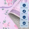 Non-Slip Hallway Runner, Soft Washable Coquette Purple Rug for Kitchen, Bedroom, & Nursery - 4 of 4