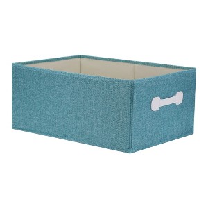 Unique Bargains Fabric Collapsible Storage Bins with Handles - 1 of 4