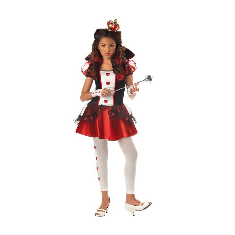 California Costumes Queen of Hearts Tween Girls' Costume, 1 of 2