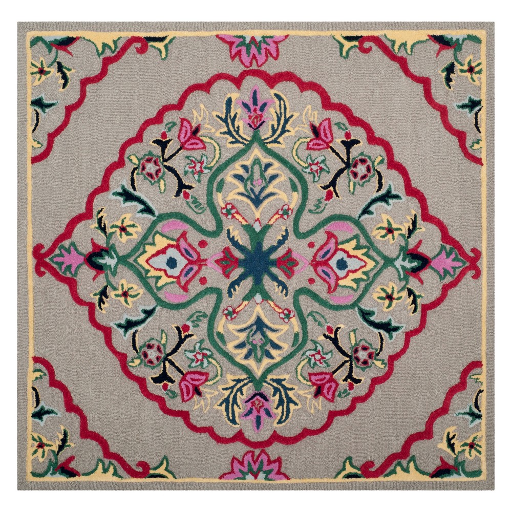 7x7 Square Area Rugs Carpet Vidalondon