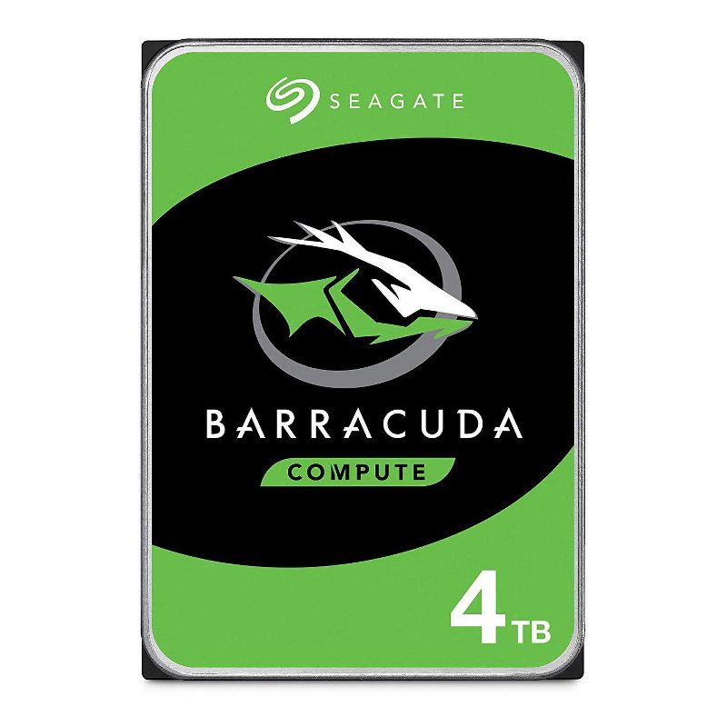 Seagate BarraCuda 4TB Internal HDD - 3.5in SATA 6 Gb/s 5400 RPM (ST4000DM004), 1 of 3