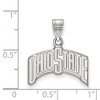 Black Bow Jewelry 14k White Gold Ohio State Buckeyes NCAA Large Pendant - 2 of 3