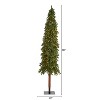 8ft. Grand Alpine Artificial Christmas Tree with 500 Clear Lights & 1051 Branches on Trunk – Regal Holiday X-Mas Display - 2 of 4