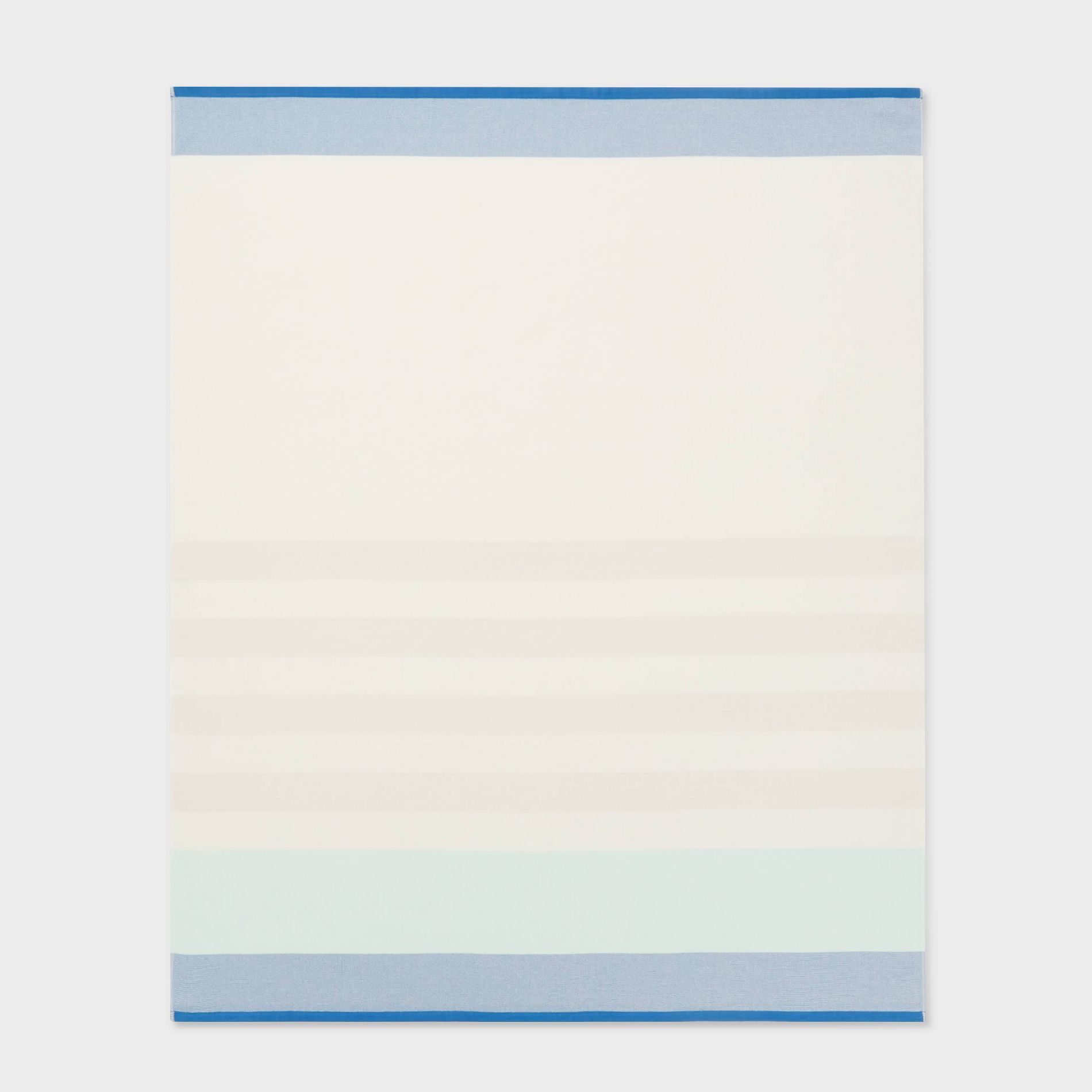 Tan Striped Oversized Jumbo Beach Towel - Sun Squad™