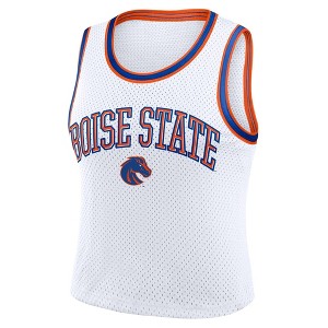 NCAA Boise State Broncos Women's White Cropped Jersey - 1 of 3