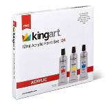 Kingart 24ct 12ml Acrylic Paint Set