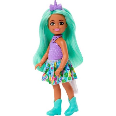 Barbie Chelsea Unicorn Green Hair