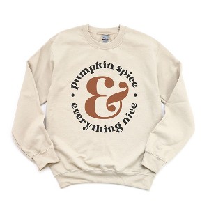 Simply Sage Market Women's Graphic Sweatshirt Pumpkin Spice Everything Nice - 1 of 2
