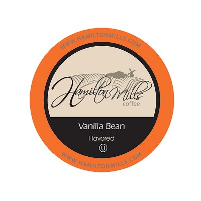 Hamilton Mills  Coffee Pods, 2.0 Keurig K-Cup Brewer Compatible, Vanilla Bean, 40 Count