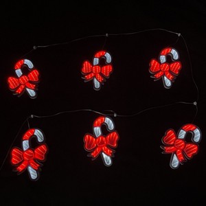 Season's Designs 70" X 8" Infinity Candy Cane (6) Garland - 1 of 1