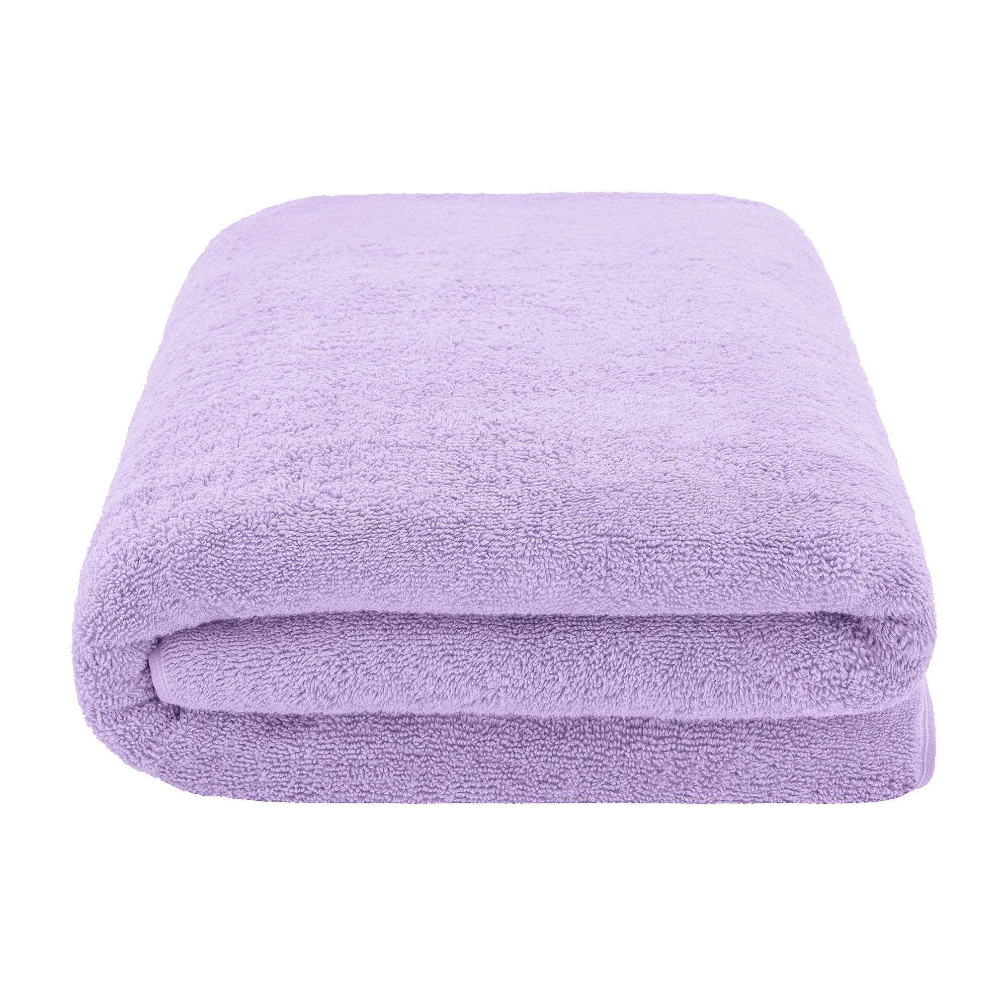 American Soft Linen 100% Cotton Oversized Bath Sheet, 40 in by 80 in Bath Towel Sheet, Lilac