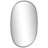 Aghana Digitals Oval Black Matte Wall Mirror - Indoor Synthetic Glass, 15.7x23.6in, Minimalist - 4 of 4