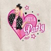 JoJo Siwa Life's a Party Graphic Long Sleeve Fleece Sweatshirt - Natural - 4T - 2 of 3