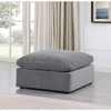 Meridian Furniture,Indulge Velvet Ottoman - 2 of 4