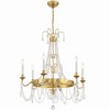Crystorama Lighting Maizey 6 - Light Chandelier in  Antique Gold - 2 of 4