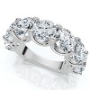 Pompeii3 6Ct TW Diamond Anniversary U Prong Wedding Ring 14k Gold Or Platinum Lab Created - 3 of 4