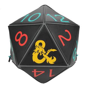 Dungeons & Dragons D20 Dice Molded Black Laptop Backpack