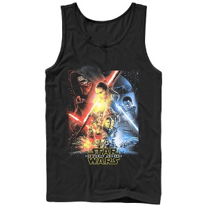 Men's Star Wars The Force Awakens Cool Poster Tank Top - 1 of 4