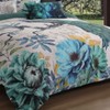 Bebejan Peacock Jardin 100% Cotton 5 Piece Reversible Comforter Set - 4 of 4