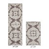 Medallion Collection 2 Piece 100% Cotton Tufted Bathroom Rug Set  with Non-Slip Backing, Machine Washable, Tumble Dry Bath Mat - 2 of 4