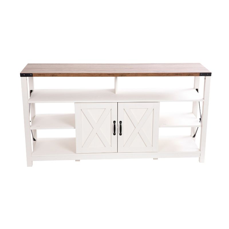 Merrick Lane Media Console with Open and Closed Storage, 1 of 13