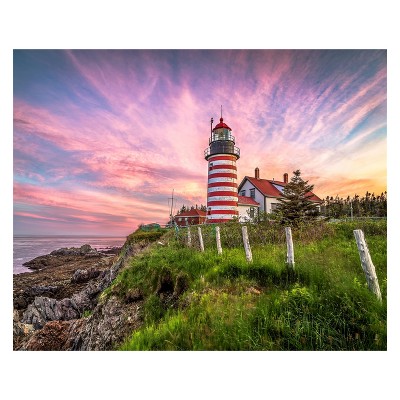 Springbok West Quoddy Head Lighthouse Puzzle 1000pc