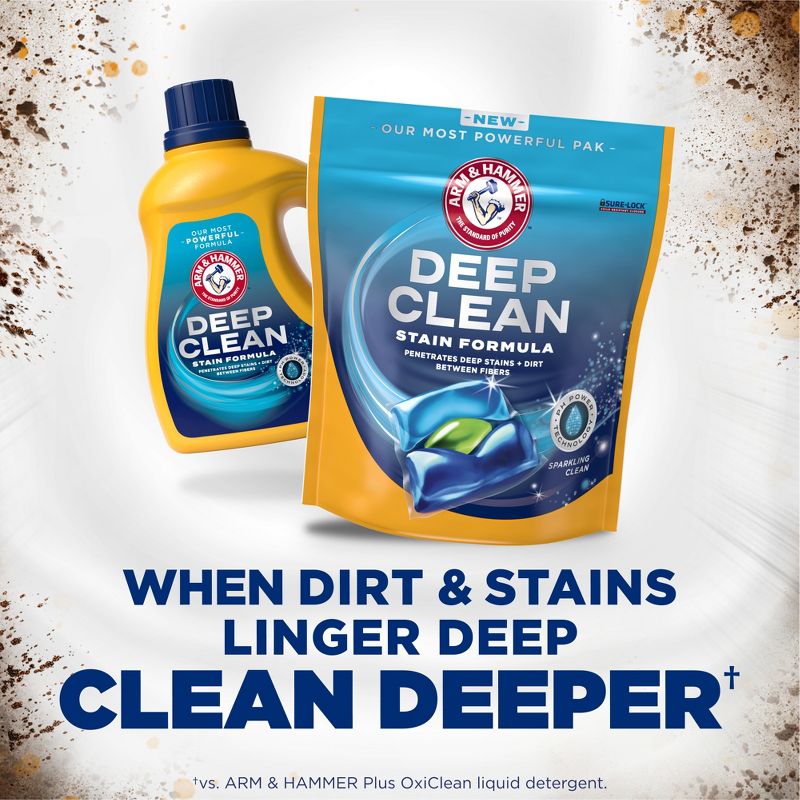 Arm &#38; Hammer Deep Clean Stain Unit Dose Detergent - 44ct, 5 of 18