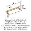 Amerock Balon Pull for Cabinets, Drawers, and Furniture - 3 of 4