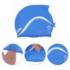 Unique Bargains Kid's Silicone Waterproof Dolphin Swim Cap Blue 1 Pc - 3 of 4