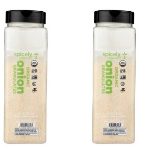Spicely Organics Onion Granulates - Case of 2/16 oz - 1 of 4